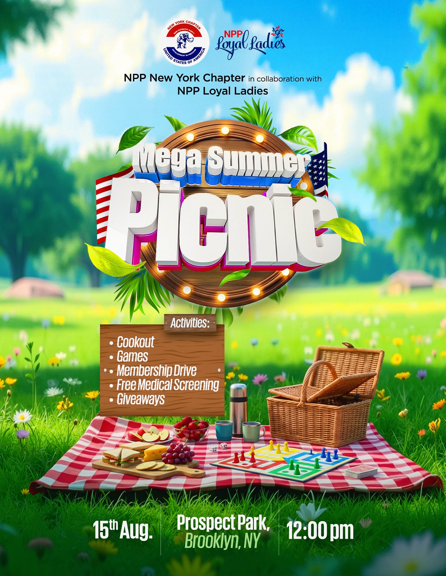 NPP Loyal Ladies USA Summer picnic